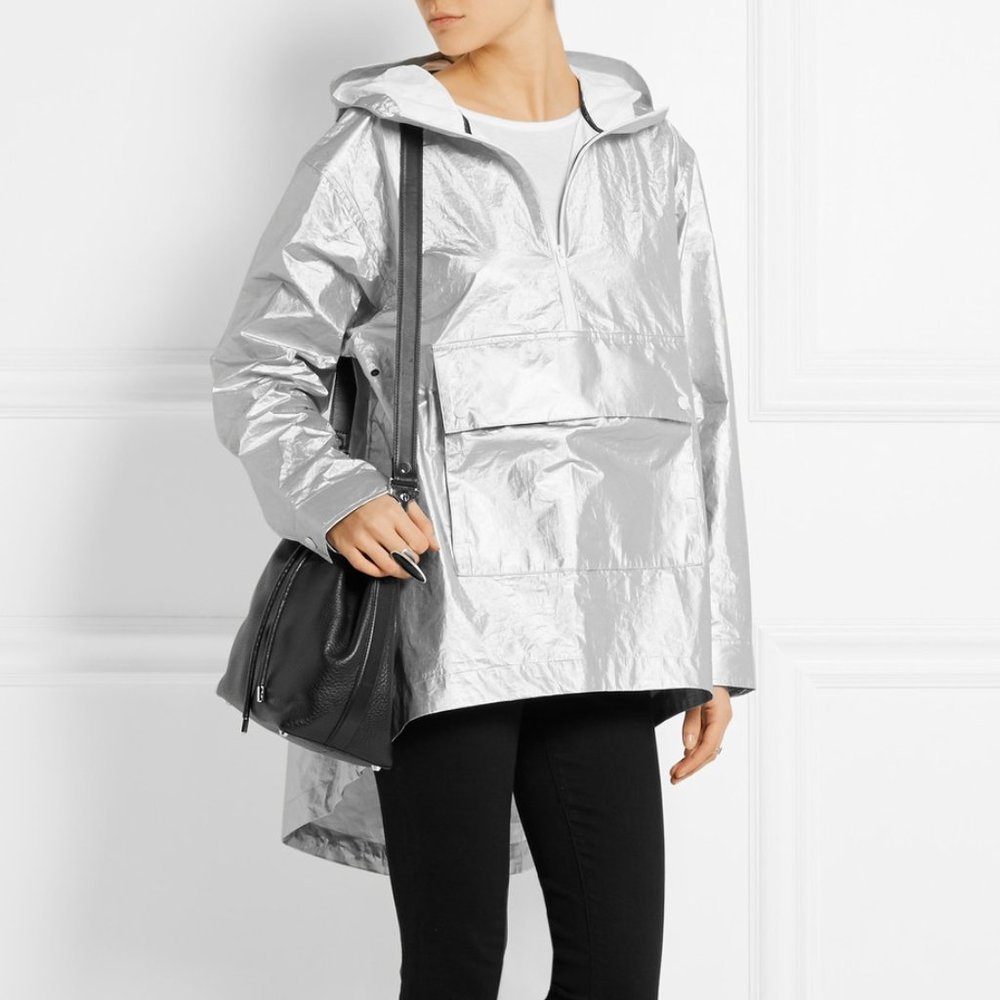 T By Alexander wang oversized hooded rain jacket